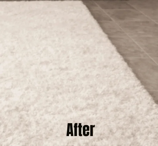 After Cleaning carpet